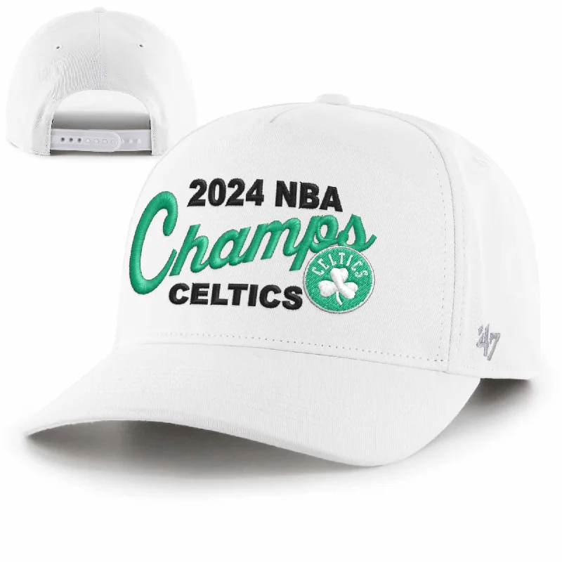 Beanies for trendy chic styles-Celtics Champs 47 Snapback - Hitch - White