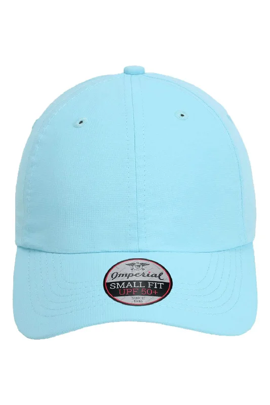 mens hats perfect for winter wear-Imperial Mens The Hinsen Ponytail Performance Moisture Wicking Adjustable Hat - Light Blue