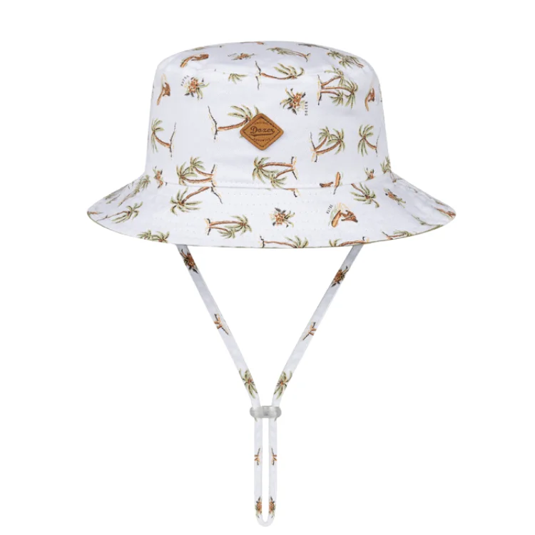 Bucket hats with funky colors-Dozer Boys Bucket Finn - Off White