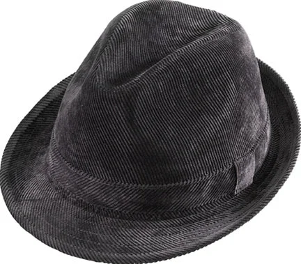 Headbands for fitness routine-Henschel Corduroy Gentleman's Fedora