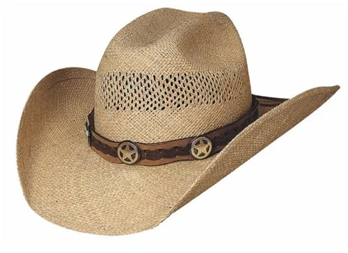 Beanies with comfy materials-Bullhide Lone Gunman Panama Straw Hat