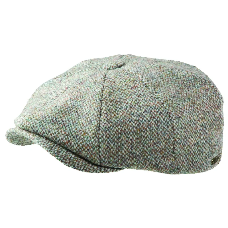 Beanies for post-ski style-Stetson Harris Tweed 8/4 Cap