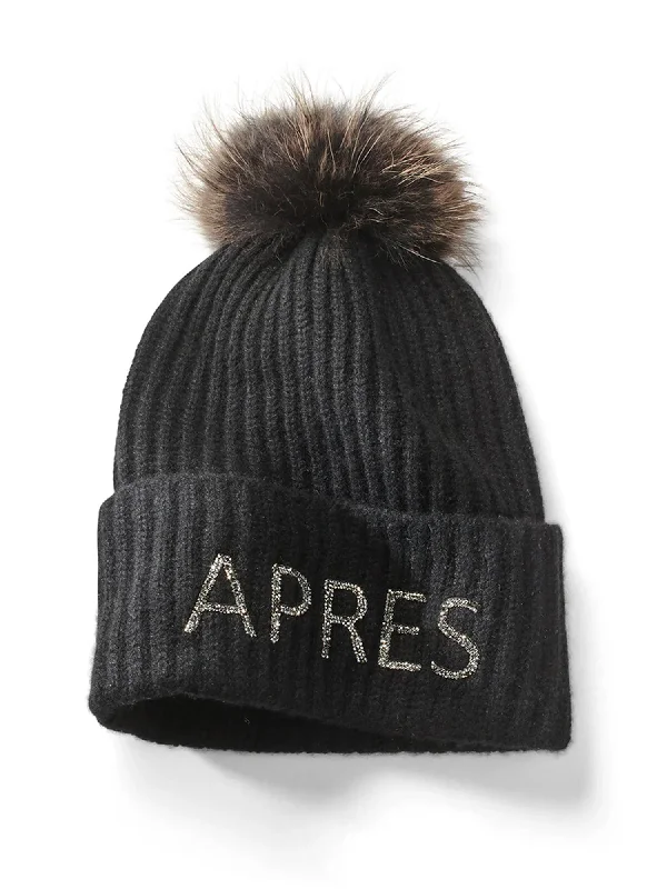 Beanies with comfortable fit-Marius Apres Cashmere Knit Hat