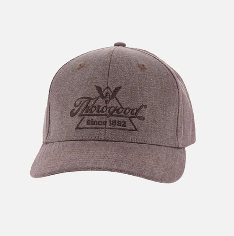 Beanies with built-in ear protection-Thorogood Crafted Herringbone Leather Strap Hat