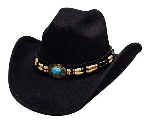 Warm beanies-Bullhide Fortune Felt Western Hat