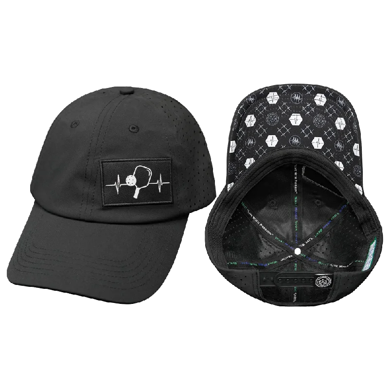 Wide headbands-Pickleball Hat | Dad Hat | Black