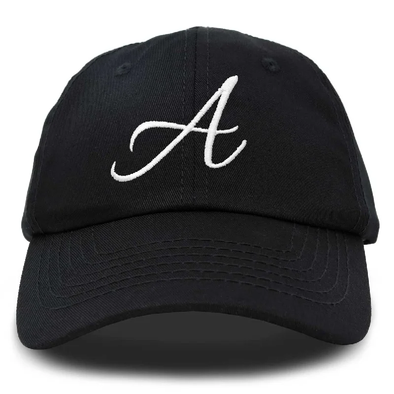 Headbands with pearls-Dalix Initial Letter A Hat