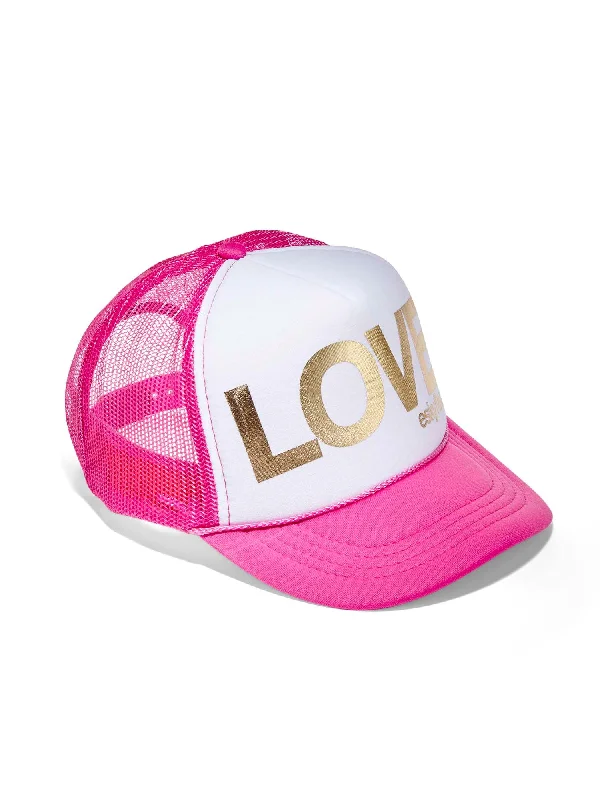 Beanies for stylish moments-Kid's Love Trucker Hat