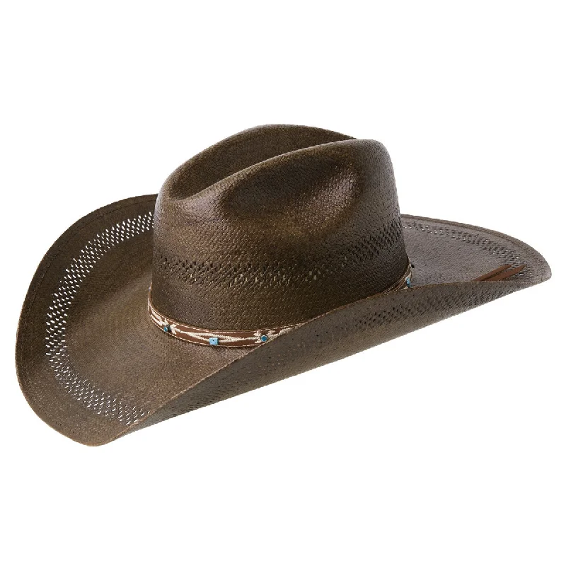 Beanies for cold-weather outfits-Renegade Mattie Straw Cowgirl Hat