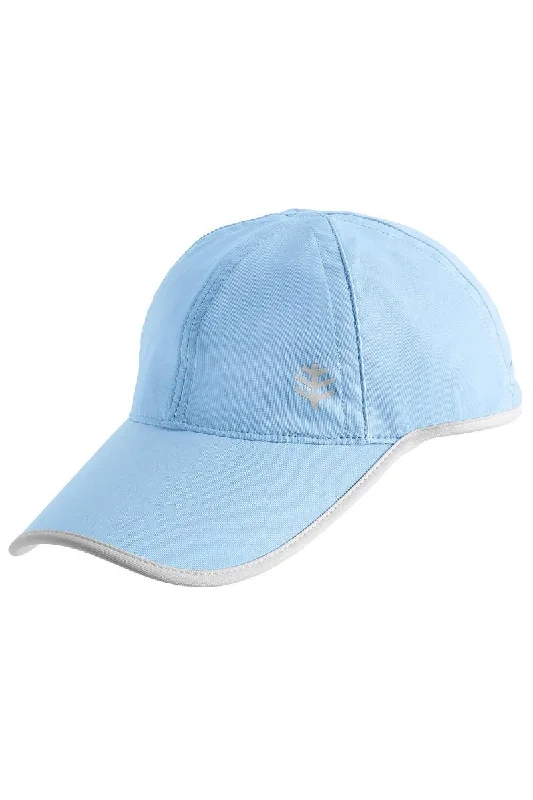 Beanies for stylish mountain trips-Unisex Lenny Sport Cap | Cloud Blue/White