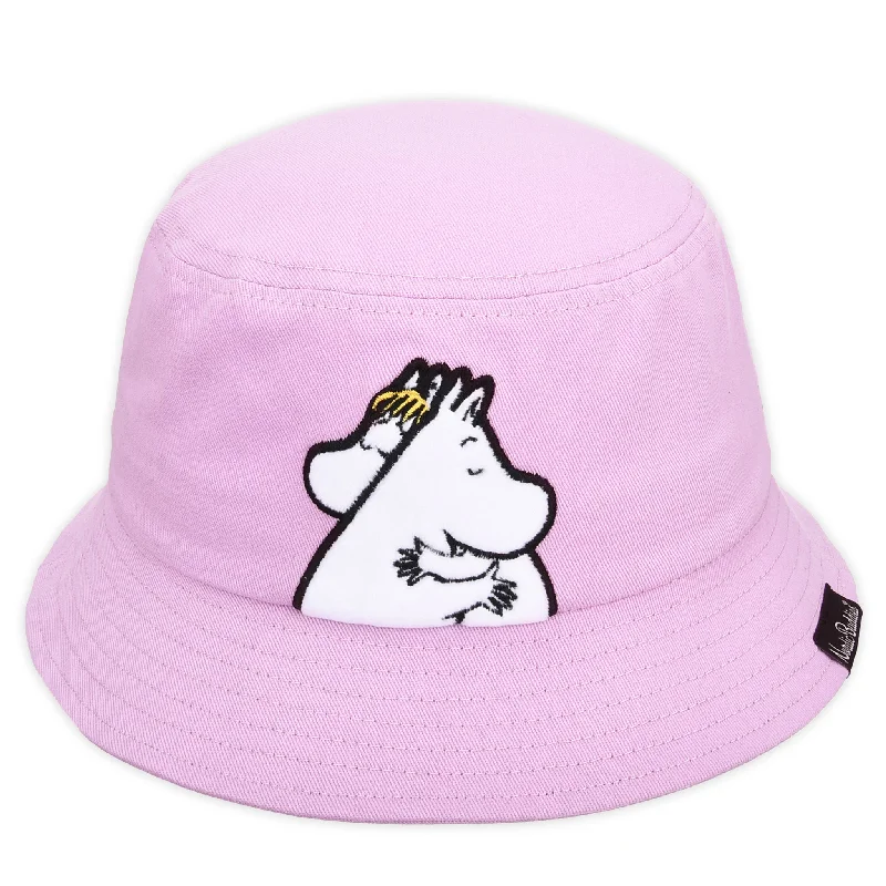 Bucket hats for leisure and comfort-Moomin Love Bucket Hat Kids- Lilac