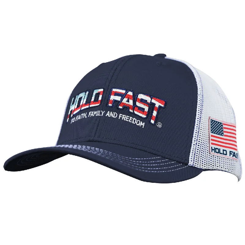 Beanies for parties-HOLD FAST Mens Cap Flag Fill