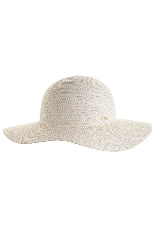 sun hat with ventilation-Blake Elegant Floppy Sun Hat | Ivory