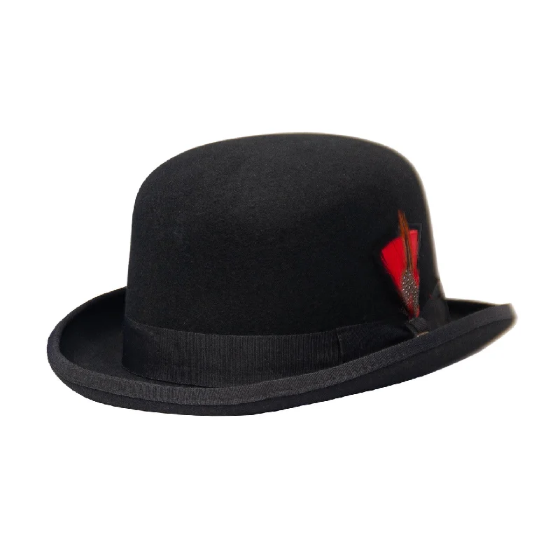 wool hats for all seasons-  Saint Martin - "Preakness" Wool Felt Derby Hat