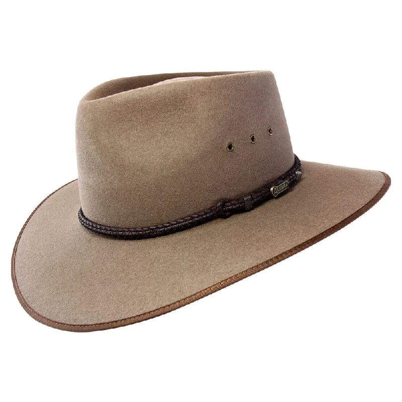 Winter beanies-Akubra Cattleman Hat - Bran