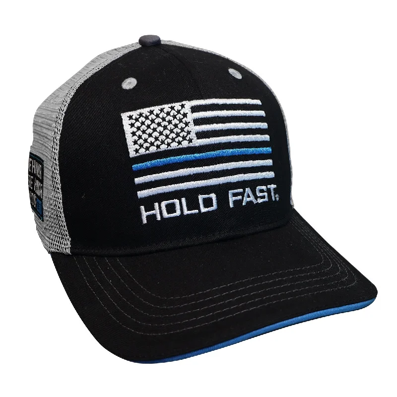 Headbands for hiking-HOLD FAST Mens Cap Police Flag