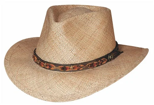 Headbands for warmer days-Bullhide Island Magic Straw Resort Hat