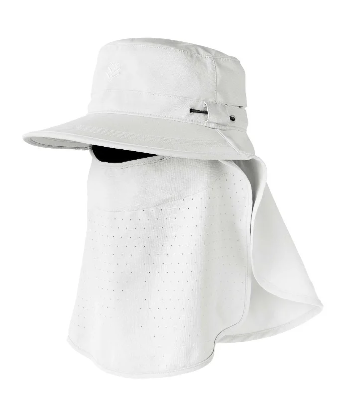 sun hat for protecting scalp-Kid's Stevie Ultra Sun Hat | White