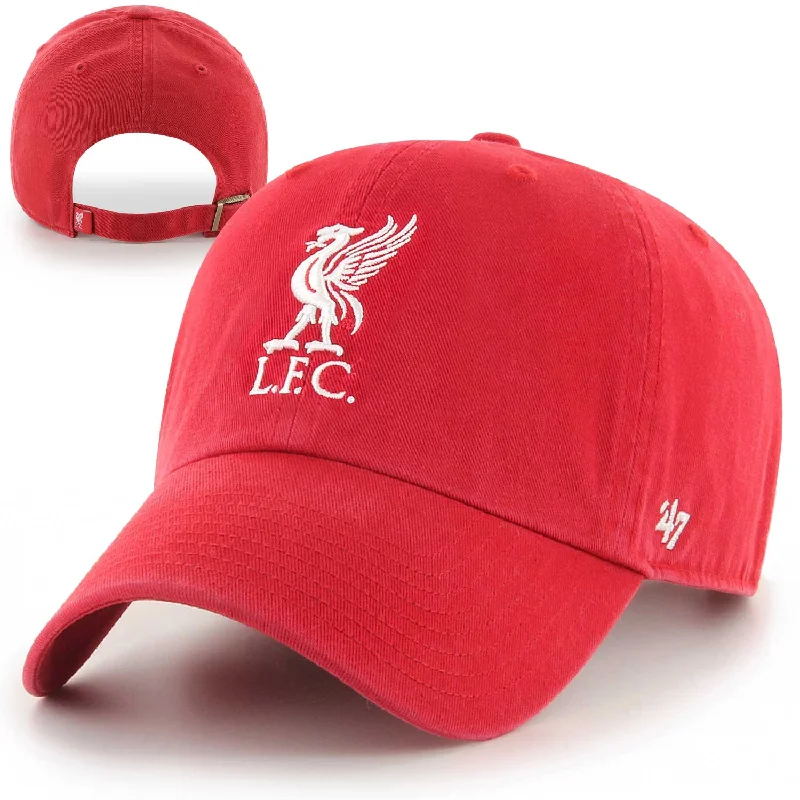 Beanies with comfortable fit-Liverpool 47 Clean Up - Red