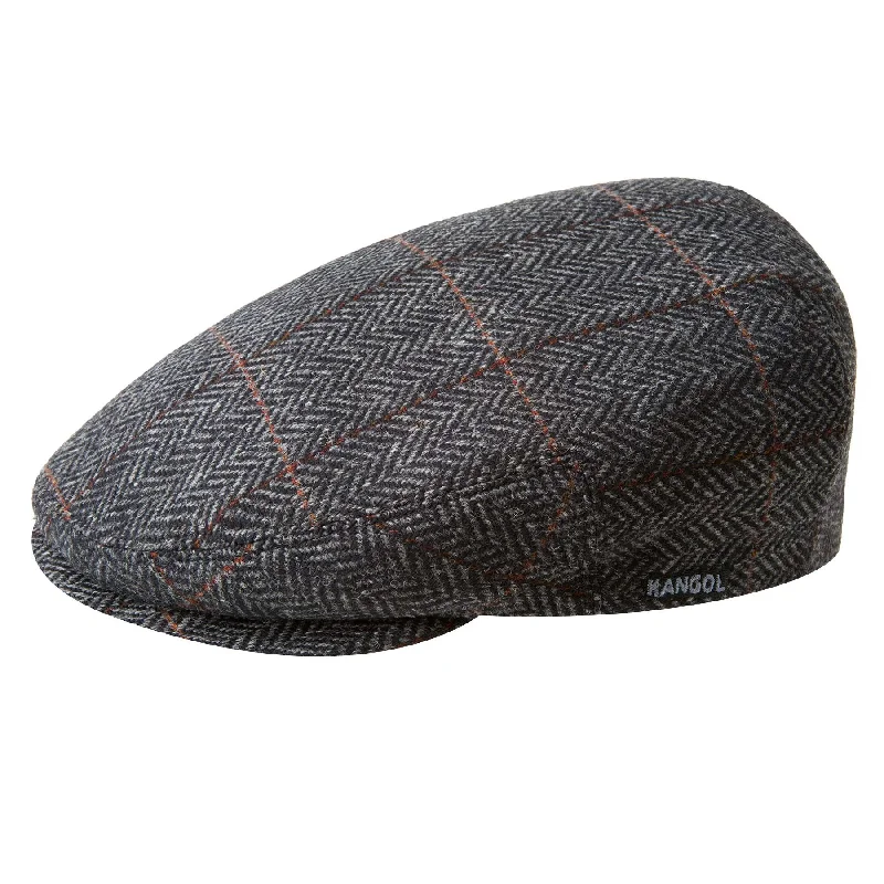 Beanies for women-KANGOL Tweed Peebles Cap