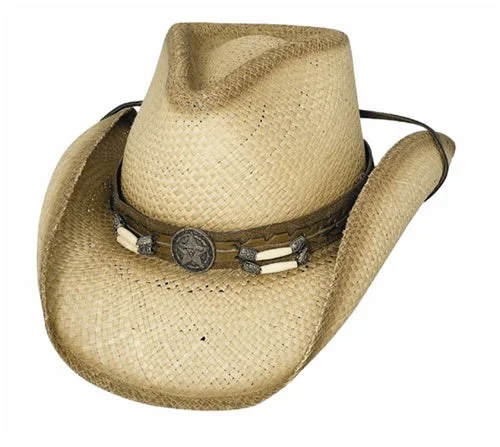 Beanies for team events-Bullhide Dundee Genuine Panama Cowboy Hat