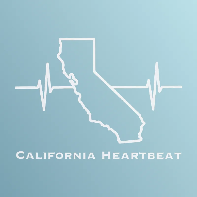 Headbands for fitness classes-California - Sticker - Vinyl - White