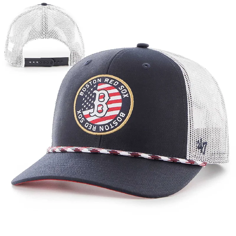 Beanies for work and play-47 Snapback - Trucker - Union Patch - Navy