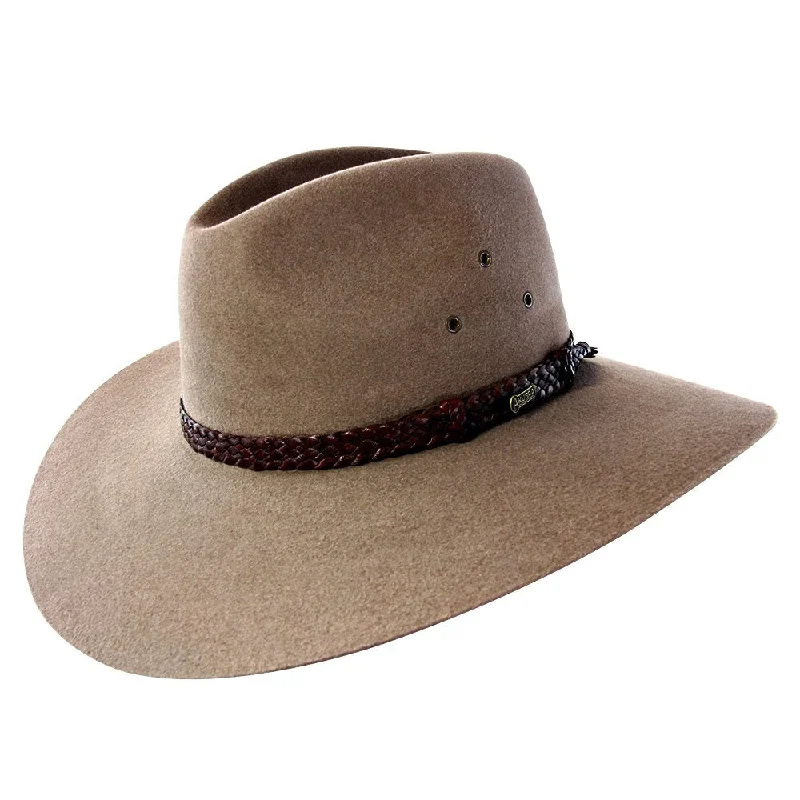 Beanies for kids-Akubra Riverina Hat - Bran