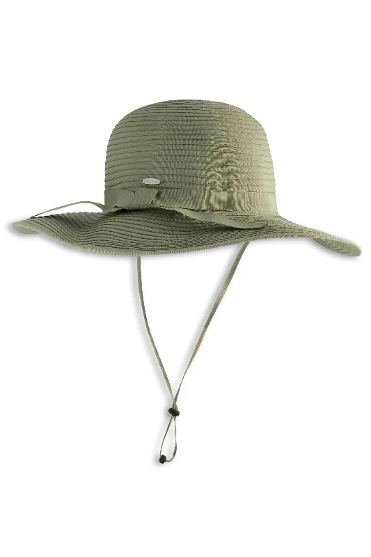 sun hat for picnics-Shelly Shapeable Travel Sun Hat | Sage