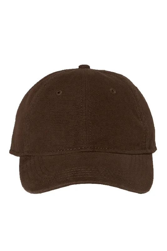 mens hats with functional design-Dri Duck Mens Highland Moisture Wicking Adjustable Hat - Tobacco Brown