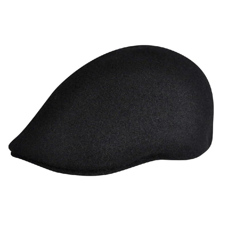 extra warm wool hats-  Kangol - 507 Seamless Wool - Black