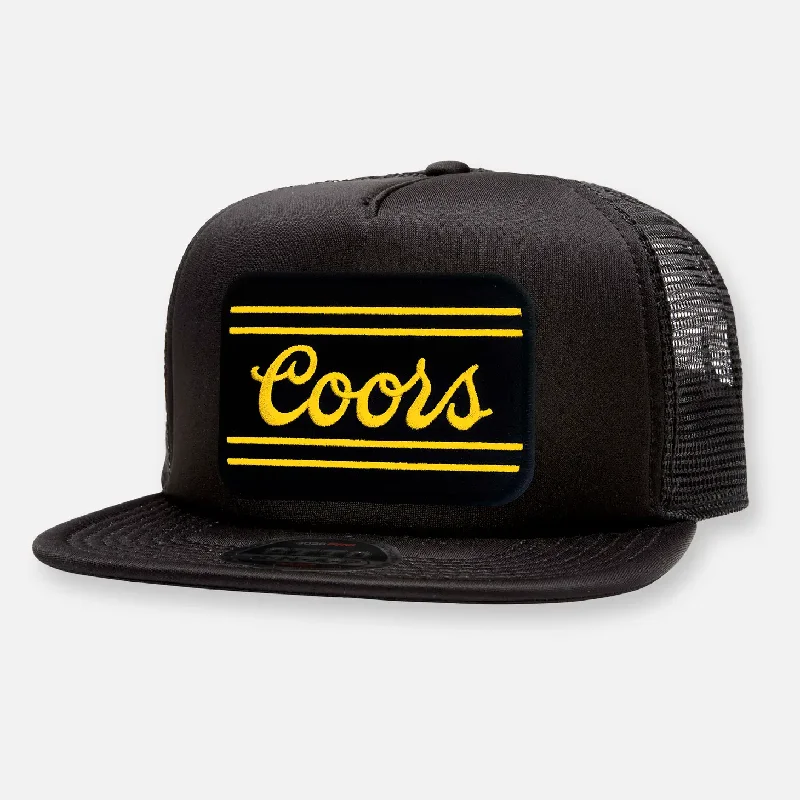 Headbands with polka dots-Coors Trucker Hat - Yellow