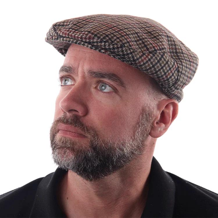 Beanies with performance features-Failsworth Norwich Tweed Flat Cap - Plaid