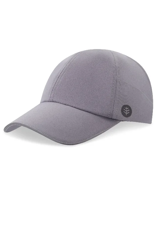 Beanies for easy wear-Racket Padel Ponytail Cap | Steel Grey