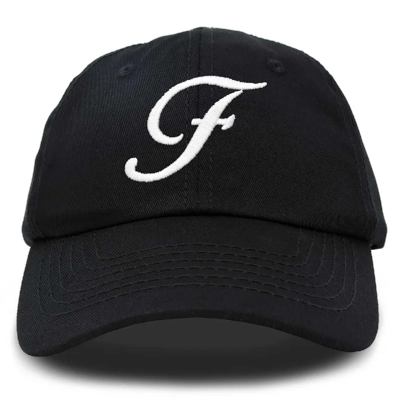 Headbands for activities like hiking-Dalix Initial Letter F Hat