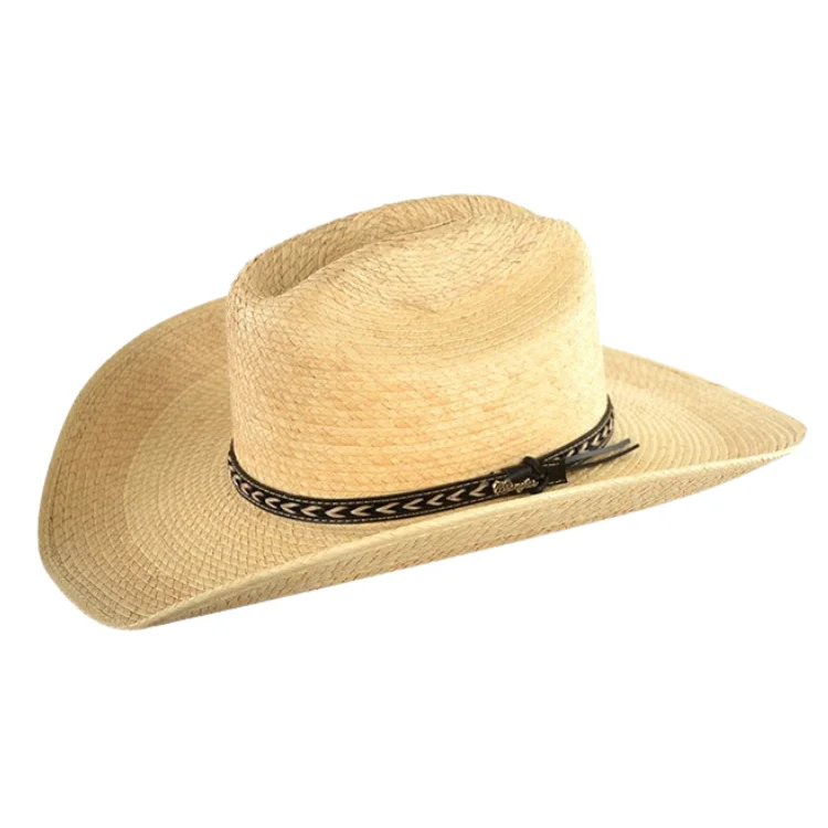 Beanies for winter festivals-Wrangler Martinez Straw Cowboy Hat - Natural