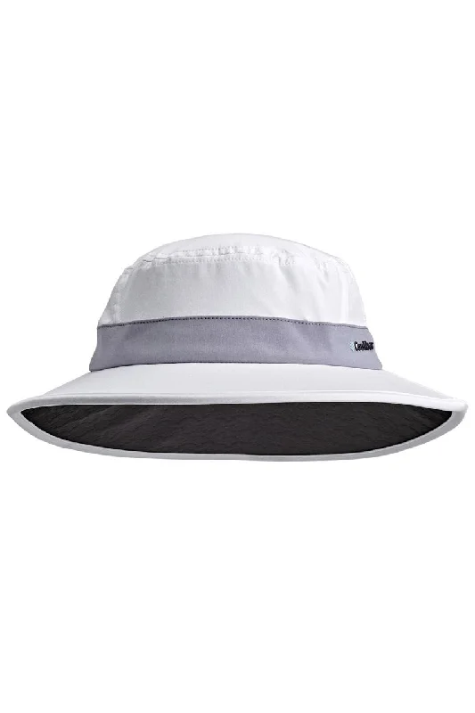 Beanies for layering-Kid's Fore Golf Hat | White/Steel Grey