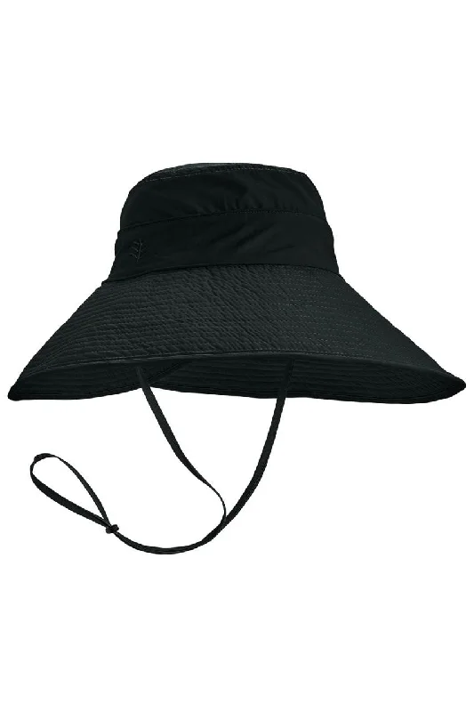 Beanies for fashionable winter travel-Cyd Travel Beach Hat | Black