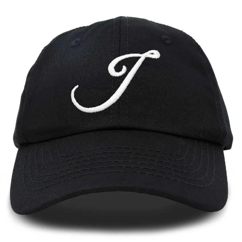 Beanies for winter sports gear-Dalix  Initial Letter J Hat