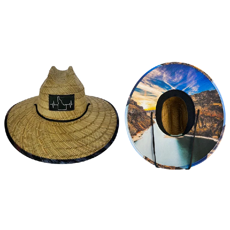 foldable summer sun hat-Idaho Straw | Sun Hat | River