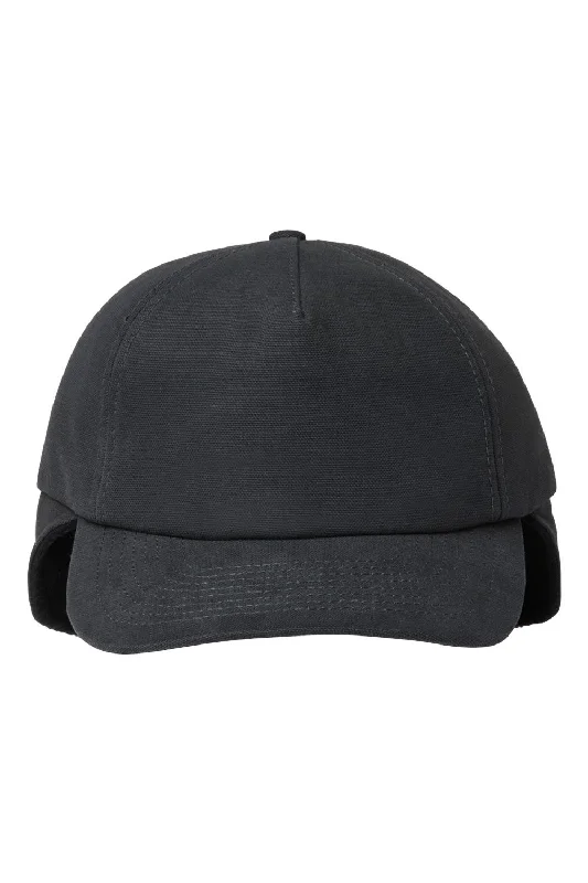 mens hats perfect for casual adventures-Dri Duck Mens Extreme Cold Canvas Hat - Charcoal Grey