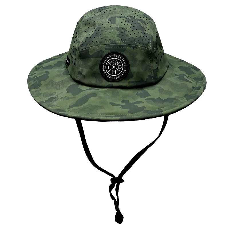 sun hat for beach fun-THB Boonie | Sun Hat | Soft Teal Camo