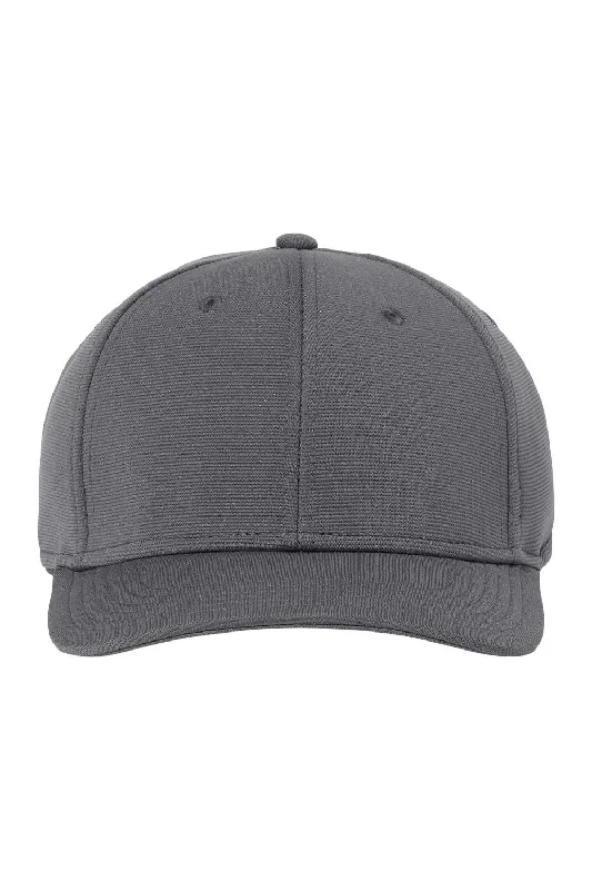 mens hats with cool prints-Atlantis Headwear Mens Sustainable Performance Adjustable Hat - Dark Grey