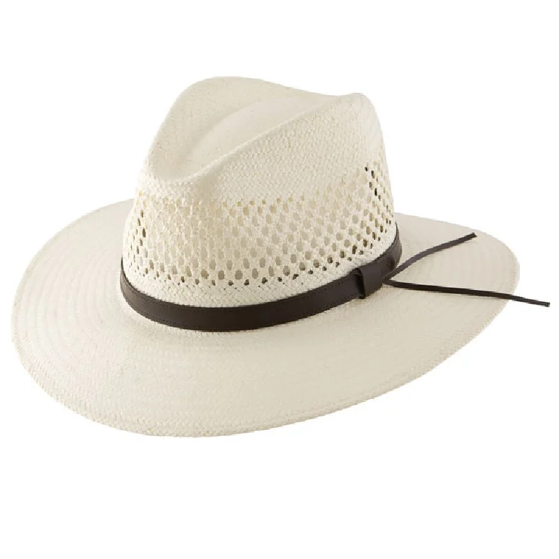 Beanies with customizable styles-Stetson Digger Shantung Straw Hat