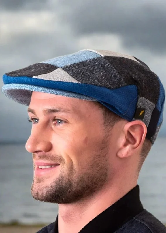 Beanies for those chilly fall days-Donegal Tweed Flat Cap | Blue Patch