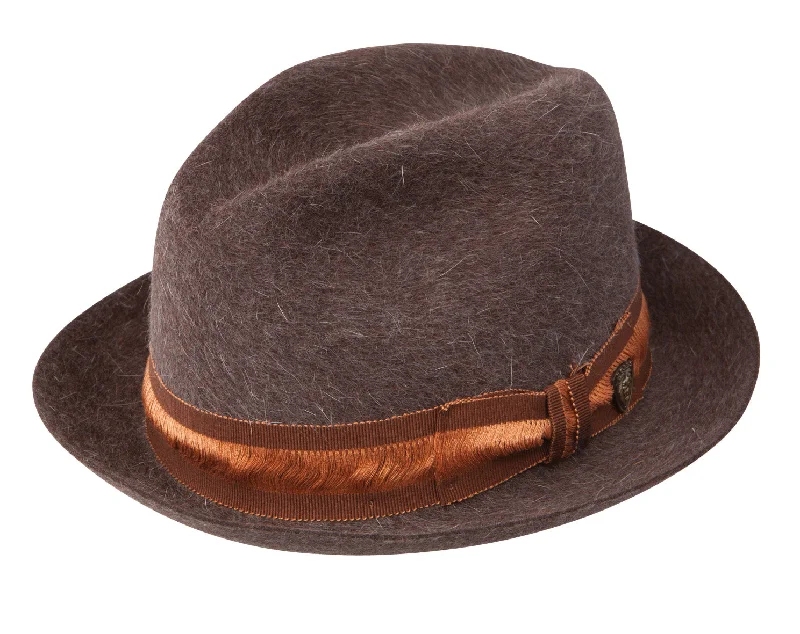 Beanies for ultimate cold weather gear-Dobbs Raconteur Fur Felt Fedora