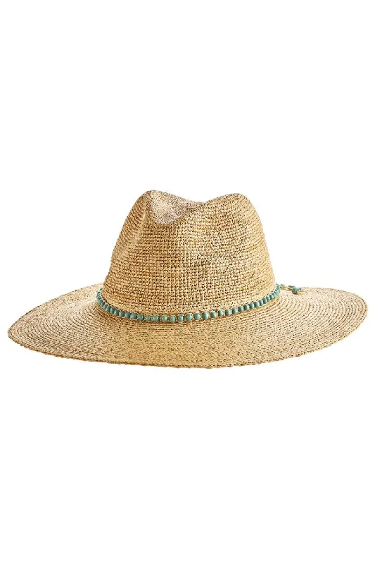 Beanies for outdoor adventures-Avery Raffia Fedora | Natural