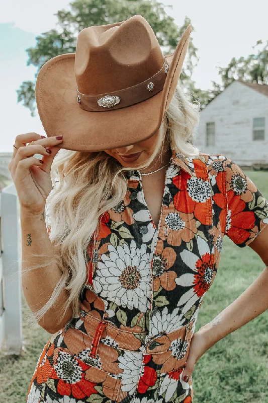 Headbands with rhinestones-Coastal Cowgirl Belted Hat - Tan