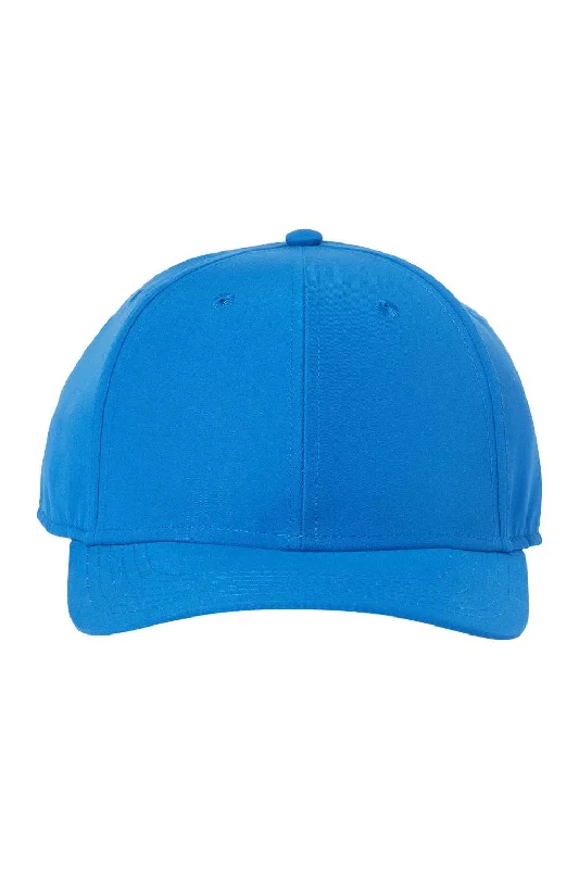 mens hats with soft fabric-Atlantis Headwear Mens Sustainable Recycled Feel Snapback Hat - Royal Blue