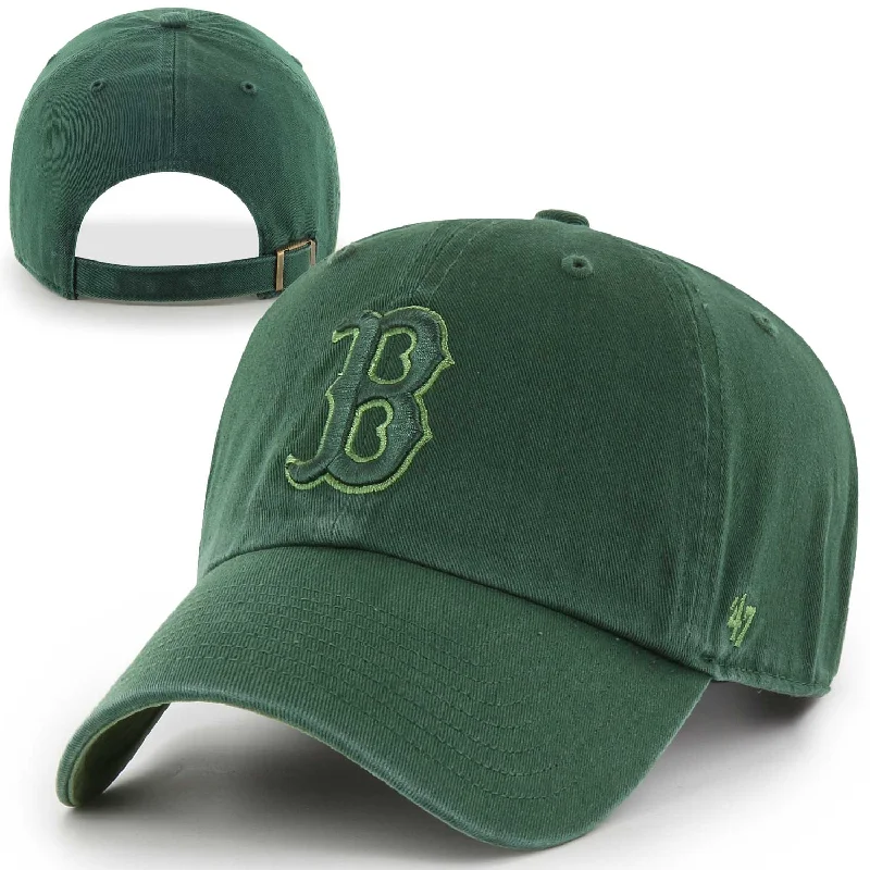 Beanies with versatile designs-47 Clean-Up - Ballpark - Dark Green